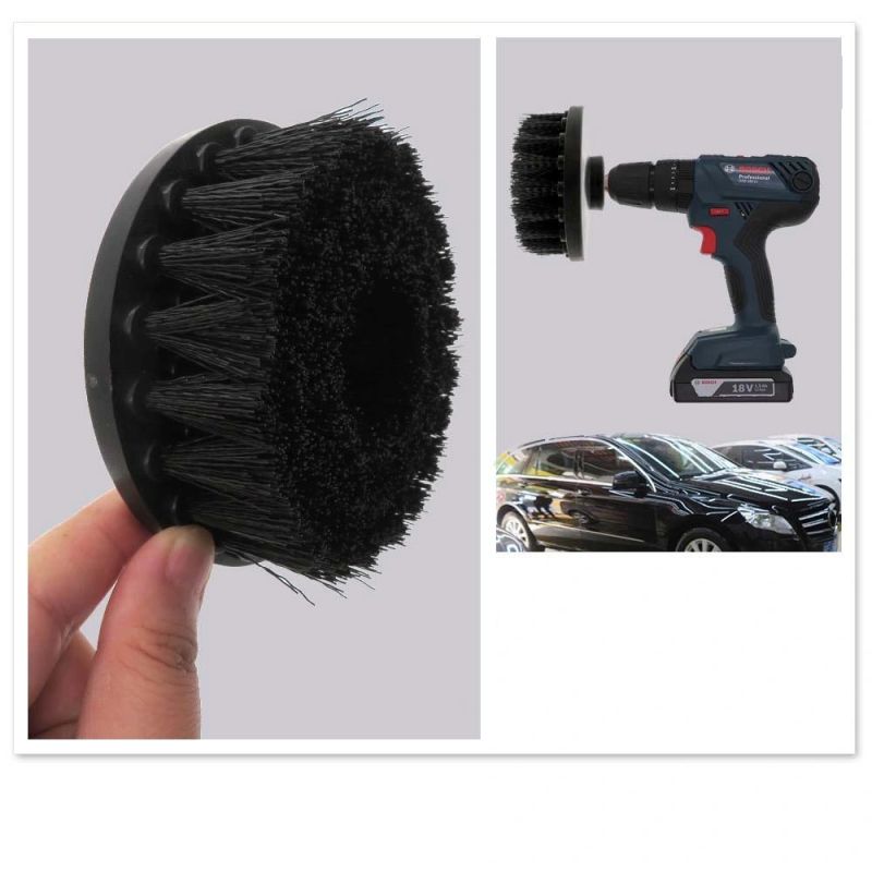 4 Inch Hollow Rodless M14-2 Electric Cleaning Brush Black Disc Brush Cleaning Brush