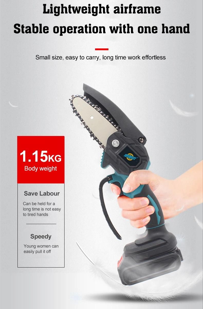 Jsperfect Breshless Cordless Chainsaw with Two Battery