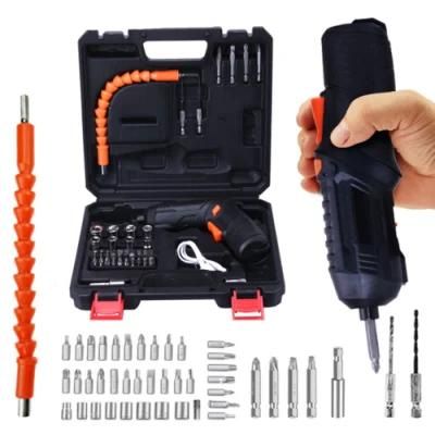 47 in 1 3.6V Mini Rechargeable Power Drill Battery Mini Set Electronic Screw Driver Socket Electric Screwdriver Set