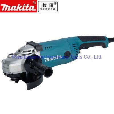 Original Makita 2200W Heavy Duty 230mm 9 Inch Electric Angle Grinder with Wear Resistant Grear Large-Capacity Durable Switch