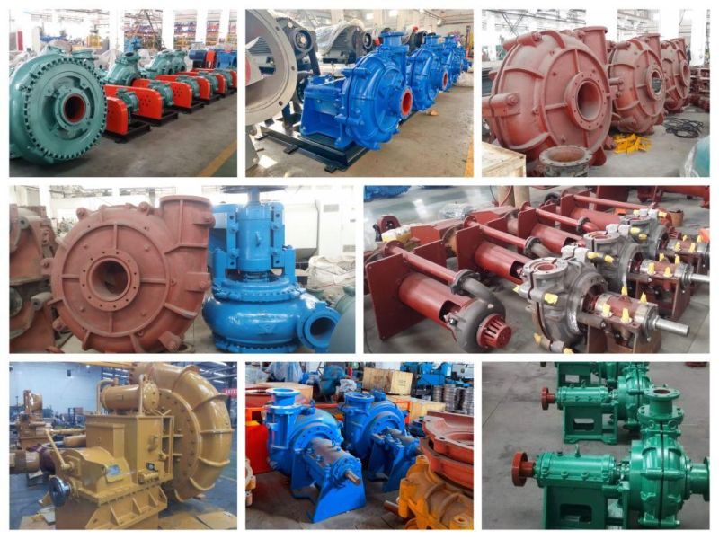 High Quality Centrifugal Rubber Horizontal Multistage Slurry Pump for Conveying High Concentration Slurry with Strong Abrasion