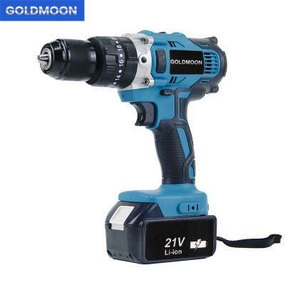Goldmoon 21V Brushless Power Tool Electric Hand Drill