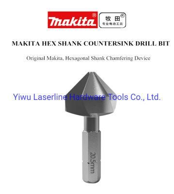 Excellent Performance Original Makita 3 Flutes Countersink Drill Bits for Chamfering Hole