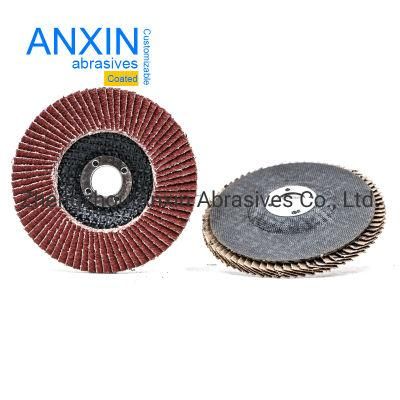 4.5&quot;*7/8&quot; 967A Ceramic Plus Stainless Steel Grinding Flap Disc