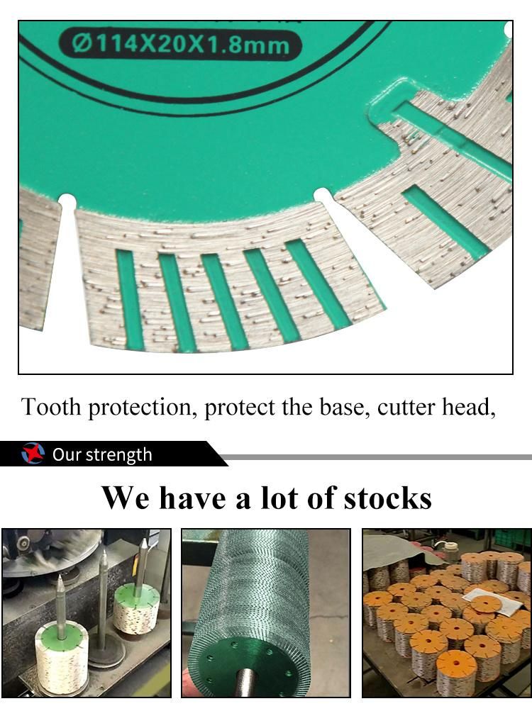 Hot Press Turbo Diamond Circular Saw Blade for Ceramic Tile Porcelain Granite