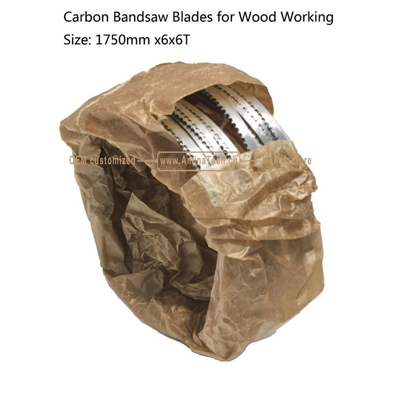 Carbon Band Saw Blades for Wood Working Size: 1750mm X6X6T