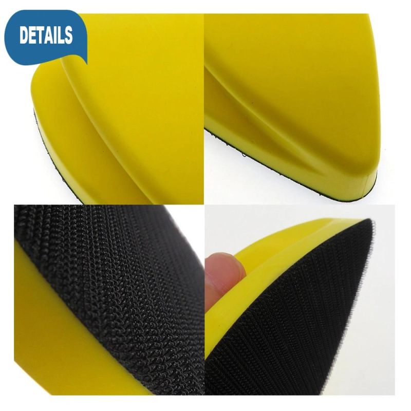 Cross-Border Supply 98*140mm Manual Mouse Polishing Disc Self-Adhesive Flocking Sandpaper Polishing Disc Car Cleaning