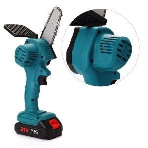 Factory Direct Garden Wood Cutting Tool Cordless Electric Chainsaw Machine