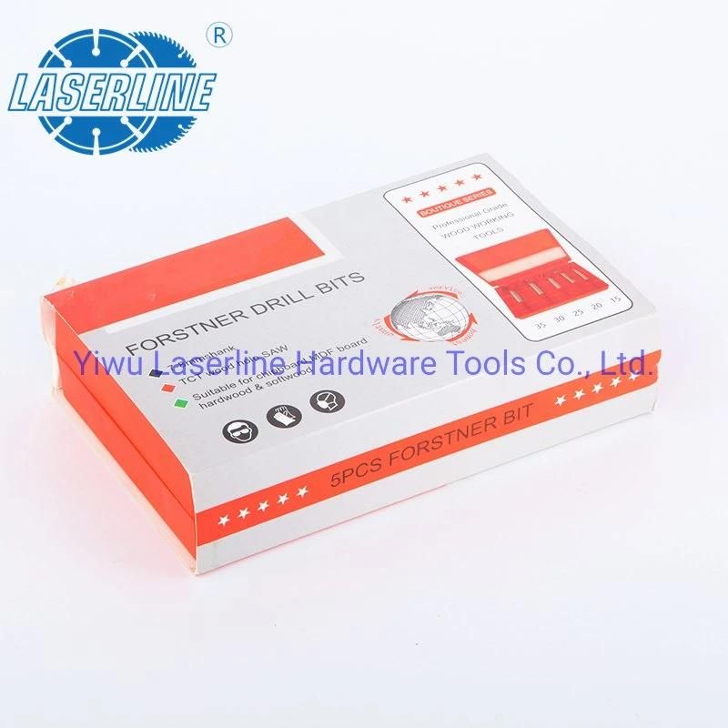 Wood Forstner Drill Bit Hole Saw Cutter Drilling Set Tungsten Carbide Cutting Edges Size 15-35mm Woodworking Tools