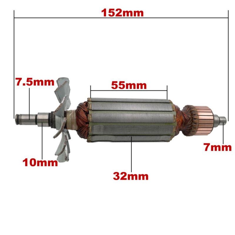 AC220V-240V Armature Rotor Anchor Replacement for Maktec Angle Grinder