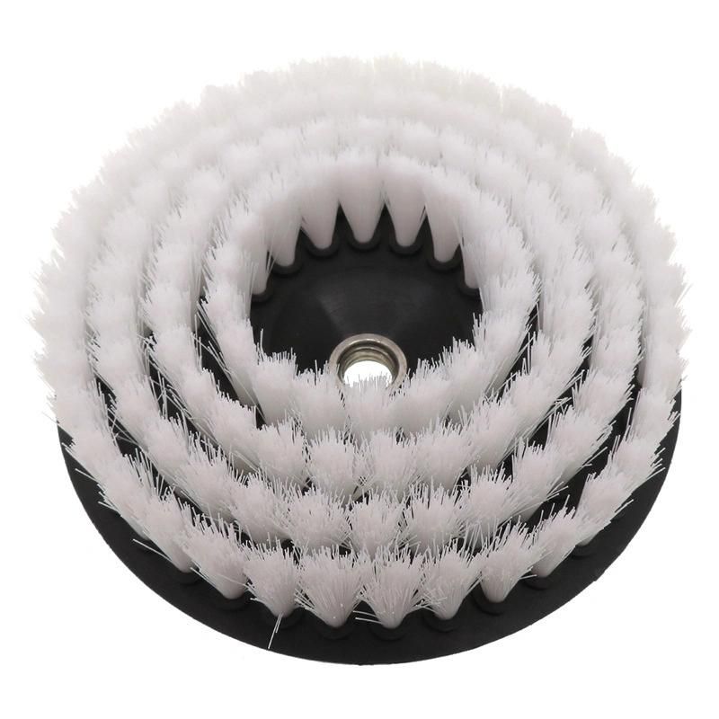 Electric Cleaning Brush 6 Inch Hollow Rodless M14-2 White Electric Cleaning Brush Head