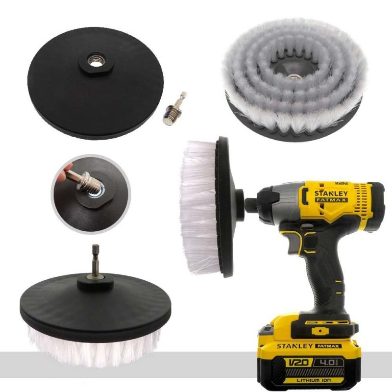 Electric Cleaning Brush 6 Inch Hollow Rodless M14-2 Transparent Electric Cleaning Brush Head
