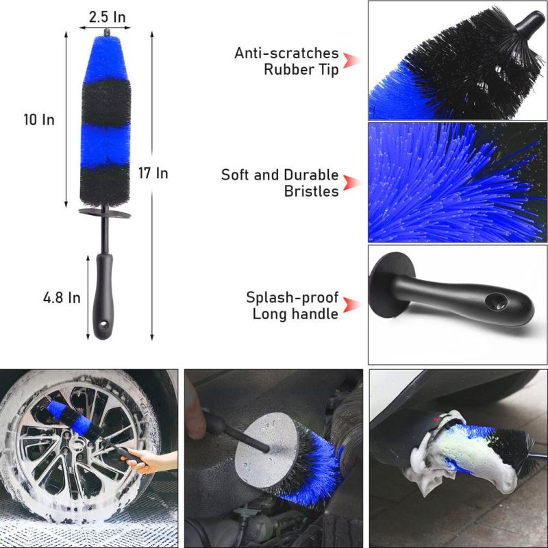 Cross-Border Supply Car Beauty Cleaning Tool 20 Sets of Car Interior Cleaning Detail Brush PP Electric Drill Brush Head