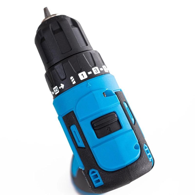 12V Impact Cordless Brushless Compact Drill Electric Drill with 2-Speed Lithium-Ion Battery Drill
