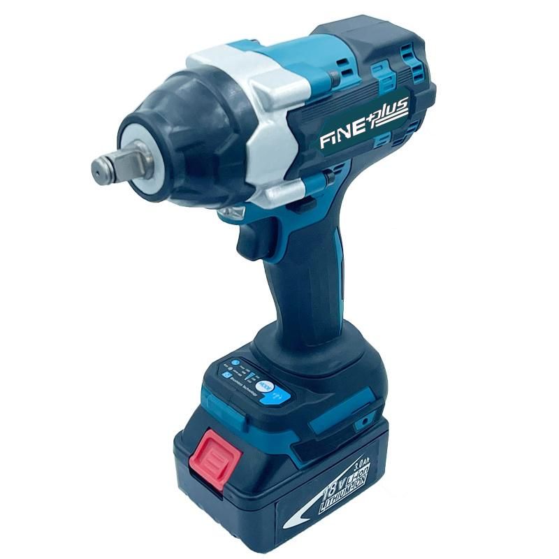 Brushless Impact Wrench 1/2 Inch Power Tools 18V Battery