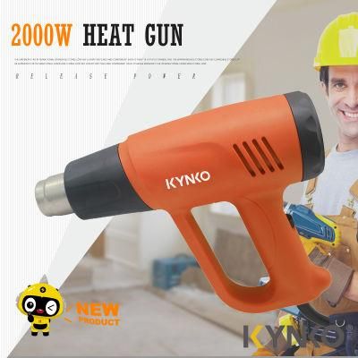 Kynko New Powertools, 2000W Heat Gun for Industrial &DIY Use
