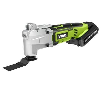 Vido 18V Lithium Cordless Oscillation Multi Tool for Cutting/Scraping/Sanding/Grinding