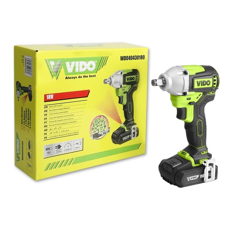 Vido High Quality 18V Brushless Impact Wrench