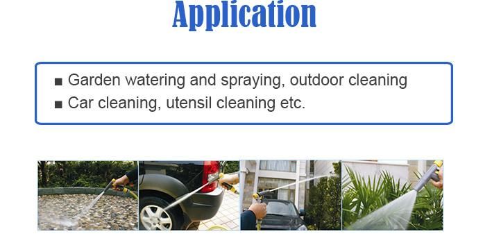 Home Use Multi-Fuctional Garden Plants Watering Car Washing Floor Cleaning ABS Plastic Spray Gun Nozzle Set Manual Hand Tools