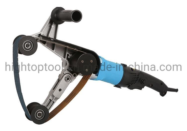 Long Arm Metal Stainless Steel Pipe Tube Surface Finishing Belt Sander Polisher