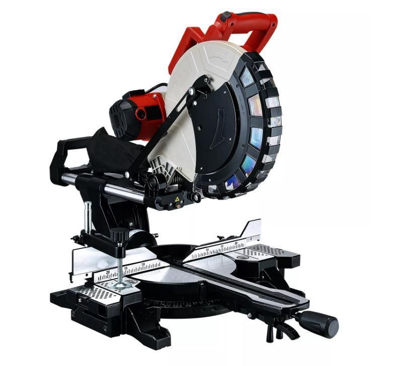 305mm 10′ ′ Big Sliding Wood Cutting Tools Aluminium Cutter Electric Miter Saw