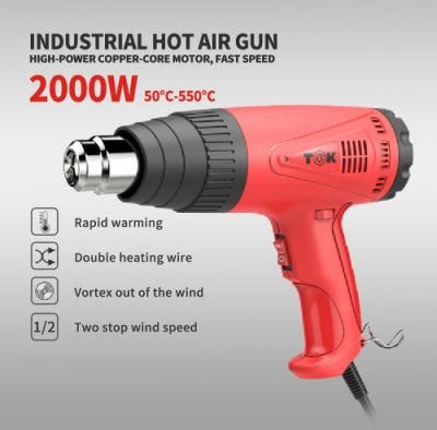 Industrial Portable Variable Temperature Heat Shrink Hot Air Heat Gun