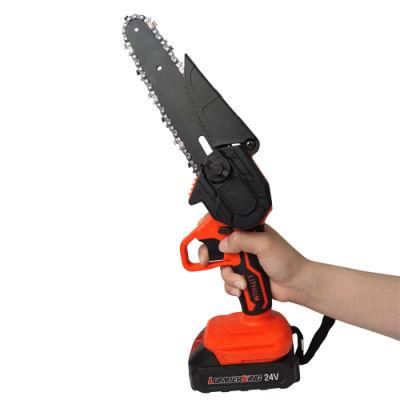 Small 6inch Brushless Rechargeable Electric Cordless Mini Lithium Chain Saw