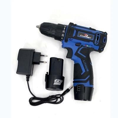 Cg-2013bl Double Speed 12V 16.8V 21V Li-on Lithium Battery Professional Manufacturer Hand Rechargeable Double Speed Cordless Drill