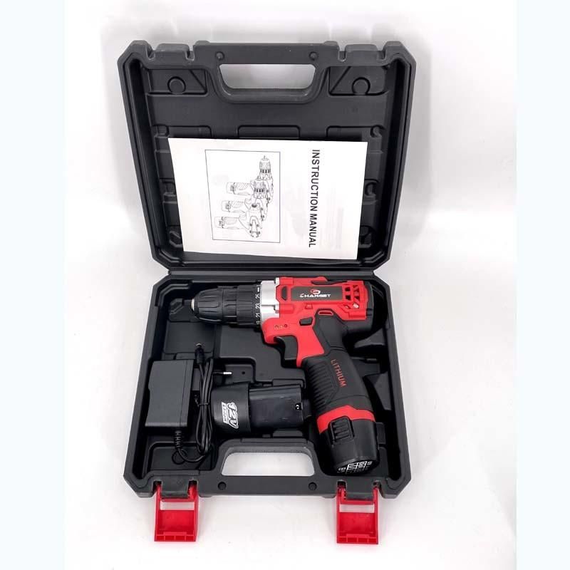 Cg-2003red Impact Double Speed 12V 16.8V 21V Li-on Lithium Battery Professional Manufacturer Hand Rechargeable Forward and Reverse Impact Cordless Drill