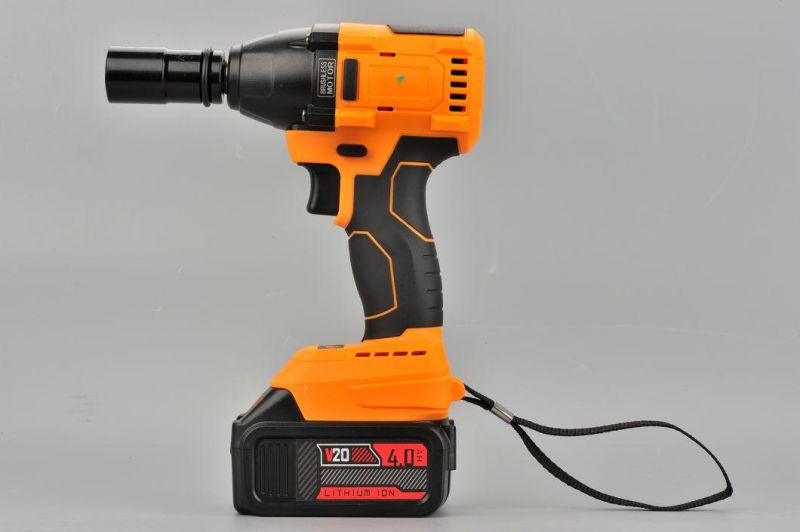 Youwe Professional Quality Li-ion Brushless Cordless Impact Wrench 20V