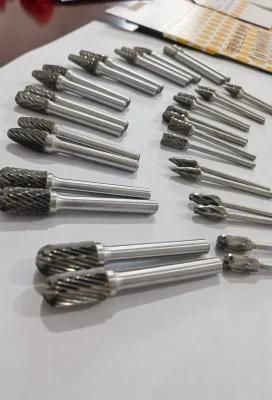 Single/Double Flutes Tungsten Carbide Burrs, Carbide Rotary Burr