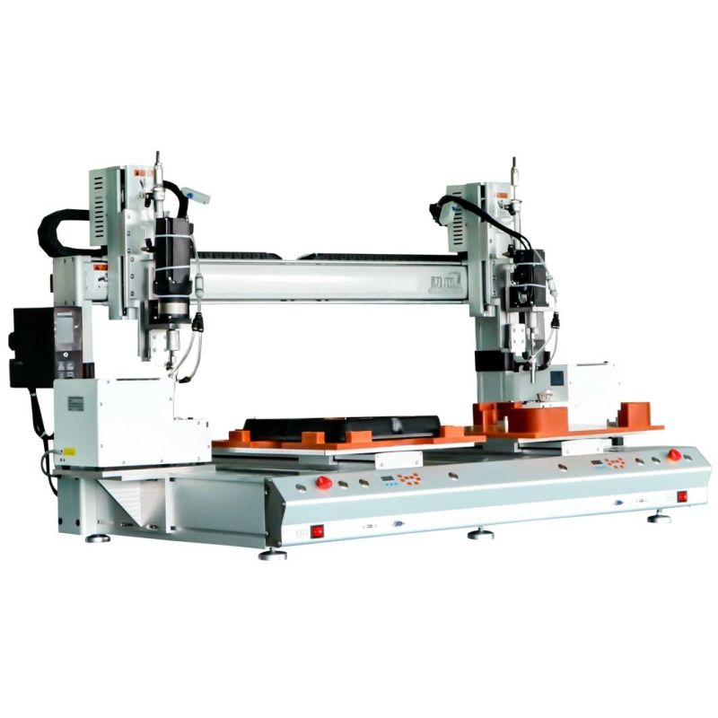 Double Splicing Servo Screw Machine