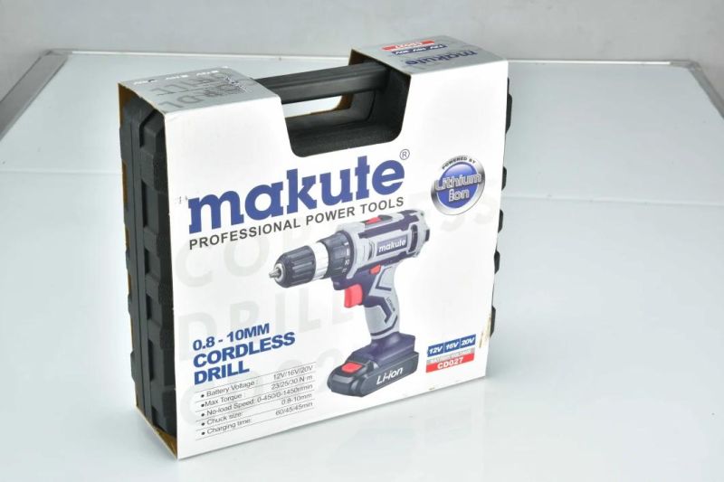 Makute Electric Cordless Drill 16V Hand Drilling Tools