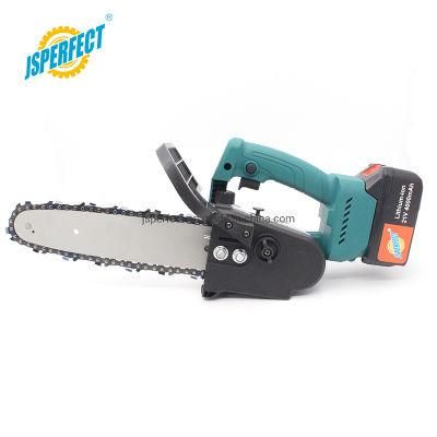 10inch Garden Tool Wood Elictric 21V Lithium Battery Cordless Chainsaw