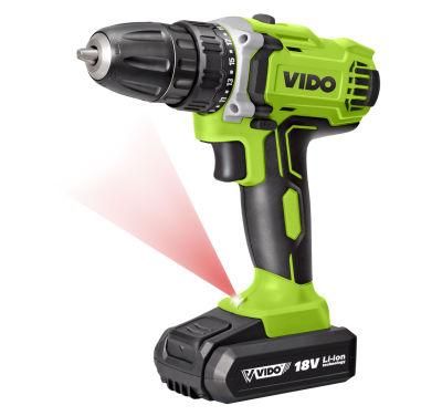 Vido 18V Electric Cordless Drill 21V Cordless Drill Mini Rechargeable Drill