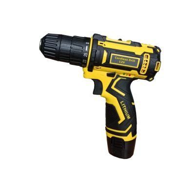 Power Tools Manufacturer Good Selling Portable Rechargeable 12V Battery Drill