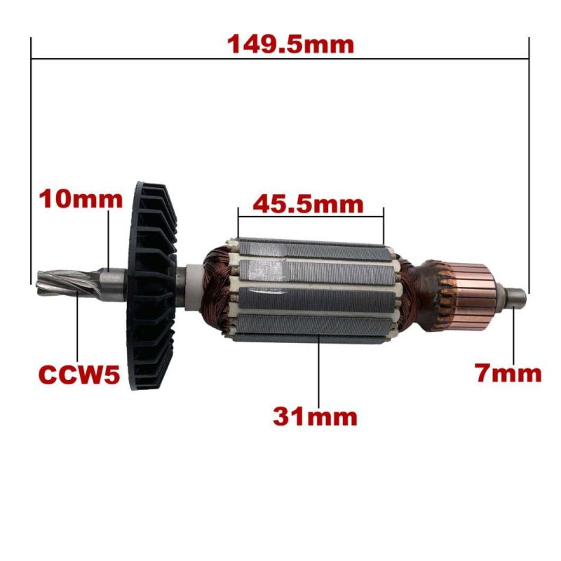 AC220V-240V Armature Rotor Anchor Replacement for Maktec Rotary Hammer