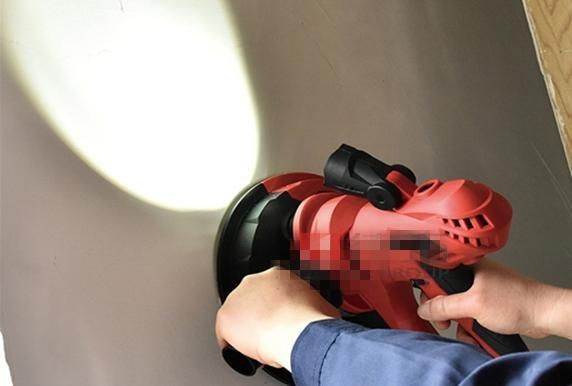 Handheld Self Vacuum Short Electric Drywall Sander with LED Light CE GS Approved Auo Vacuum Drywall Sander