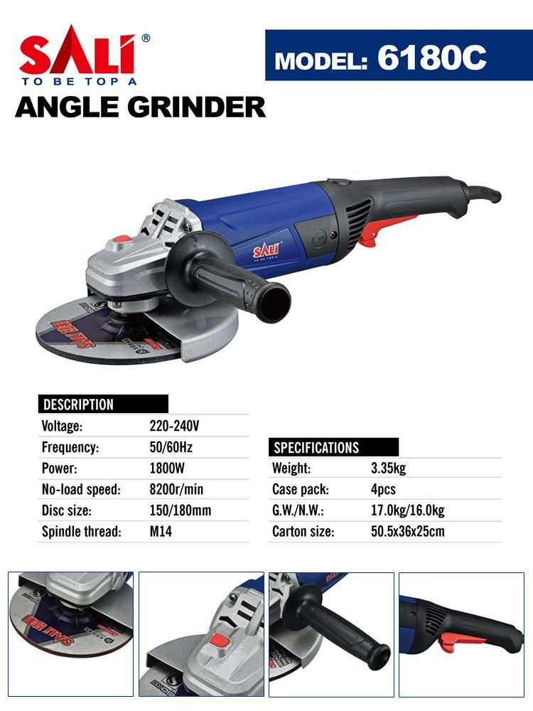 Sali 6115A/6125A 900W 115/125mm High Quality Angle Grinder