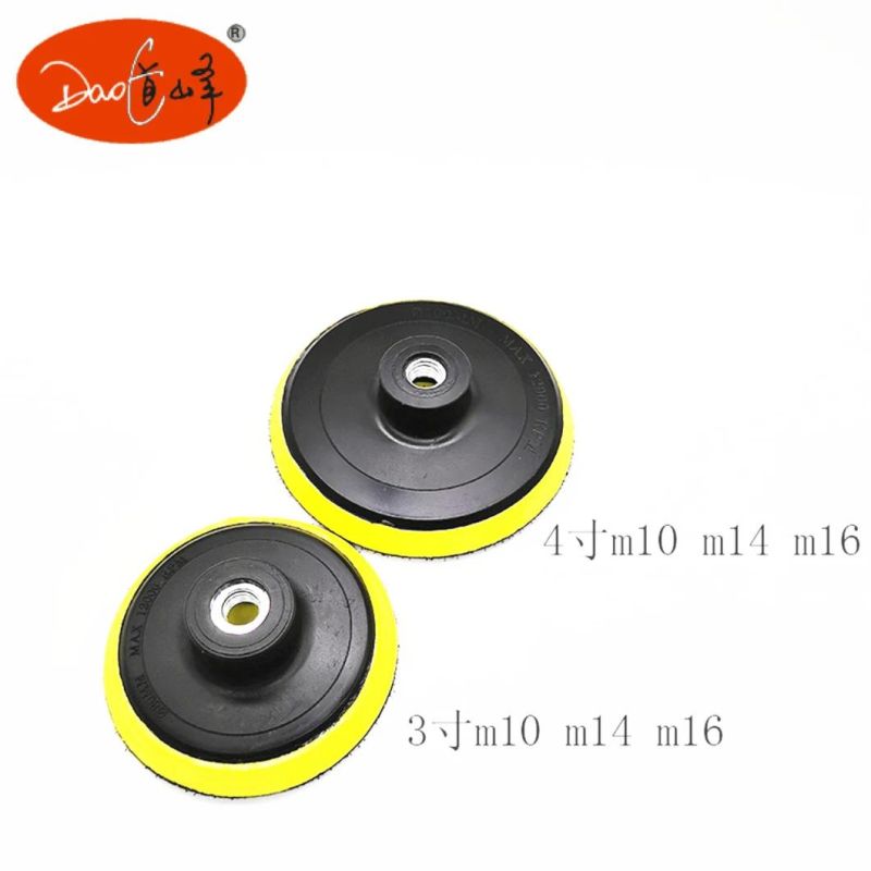 Daofeng 3inch Plastic Hook and Loop Pad Without Spacer