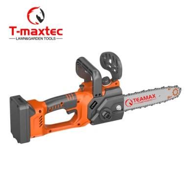 21V Best Selling Cordless Lithium Battery Electric Chain Saw for Cutting Wood TM-Lt21V404A