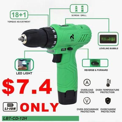 Werkin 12V Li-ion Lithium Battery Cordless Drill Screwdriver