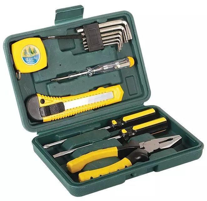 11PCS Tin Box Set Free Sample Hand Tools/Promotional Tool Box Sets