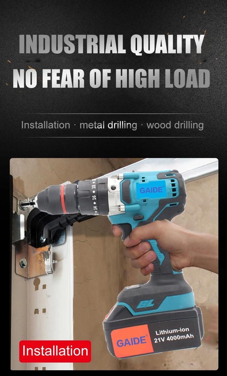 Cordless Drill with Hammer Function