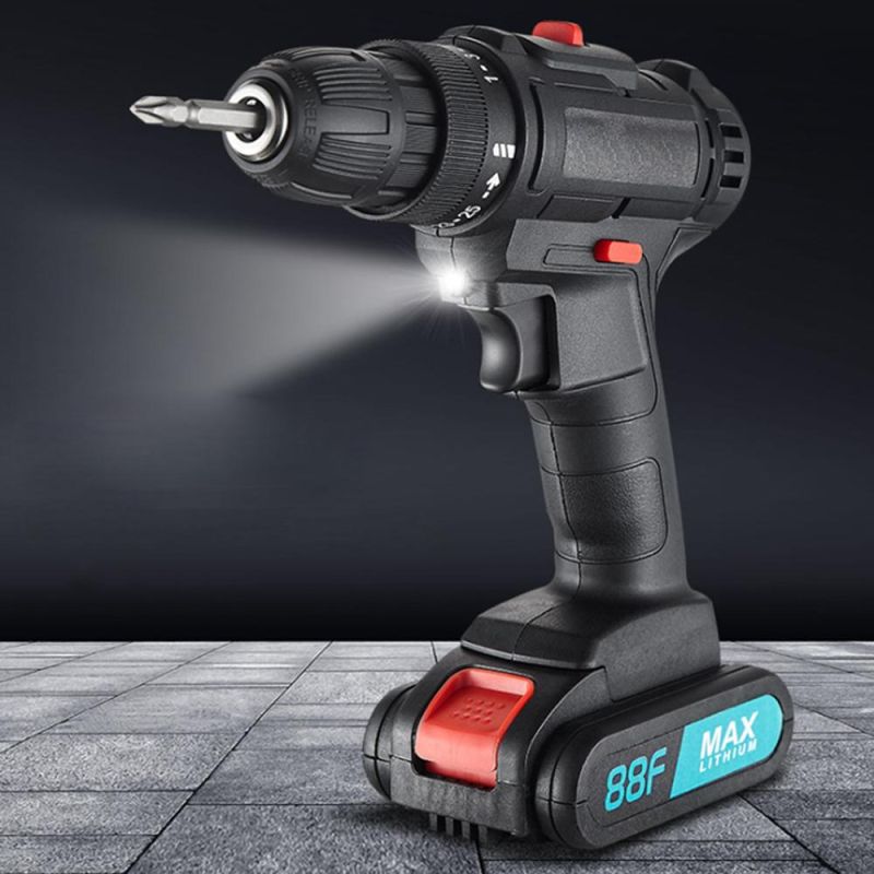 12V 21V Li-ion Battery Power Electric Drill Screwdriver Tool Set