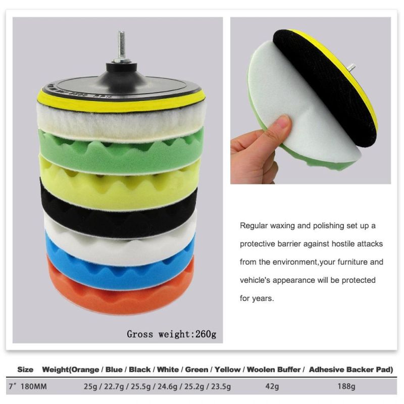 Factory Direct Sale Car Care Polisher Foam Polishing Pads Esponjas PARA Pulir Carro Pad Polish Car Sponjas Autos