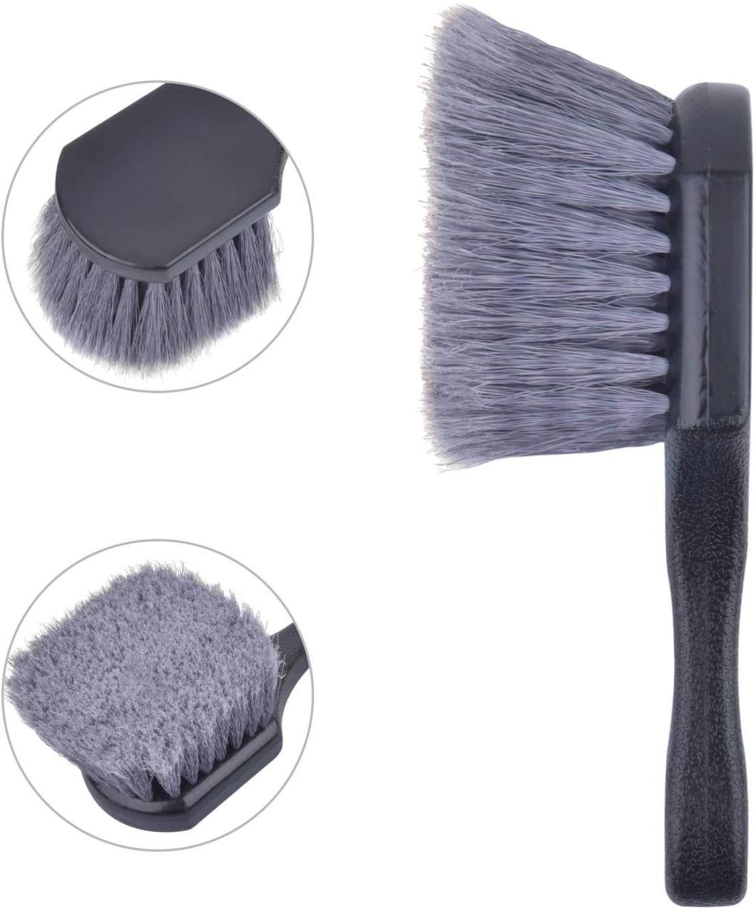 Cross-Border Supply Wheel Cleaning Wheel Brush 10-Piece Set Car Beauty Cleaning Detail Brush Car Interior Cleaning Brush