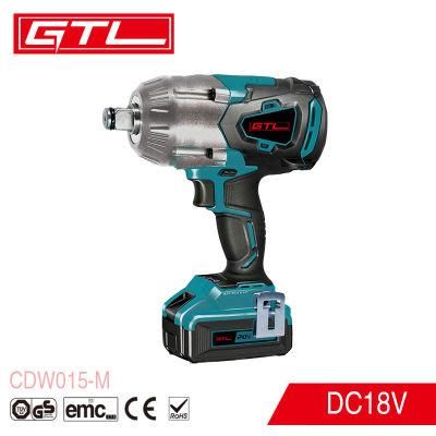 Industrial Grade 18V Lithium Brushless Motor Cordless Impact Wrench (CDW015-M)