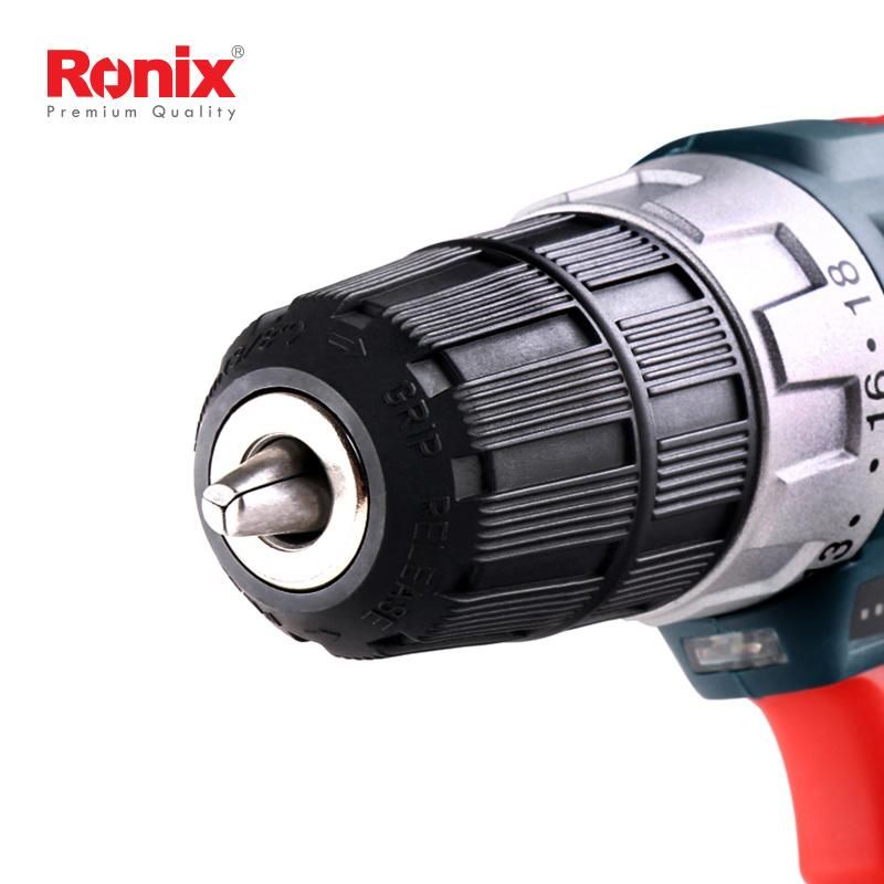 Ronix Model 8612c High Quality Mini 12V Power Tool Hand Electric Cordless Driver Drill