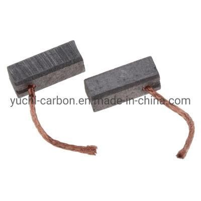Customized 7X8X19mm Motor Carbon Brush Fit for Generator Generic Electric Motor Accessory